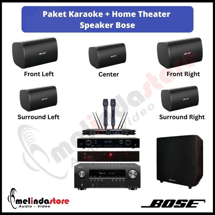 Paket Karaoke dan Home Theater Speaker Bose DM6SE | Home Theather B